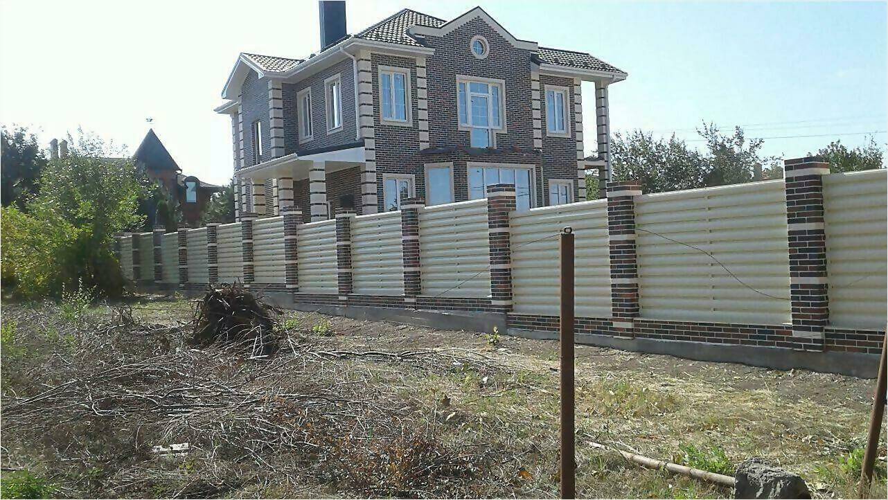 Забор из штакетника 115м фото6 в Рязани