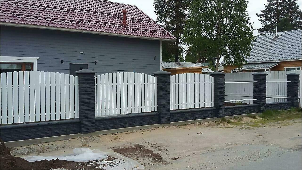 забор из штакетника 85м фото3 в Рязани