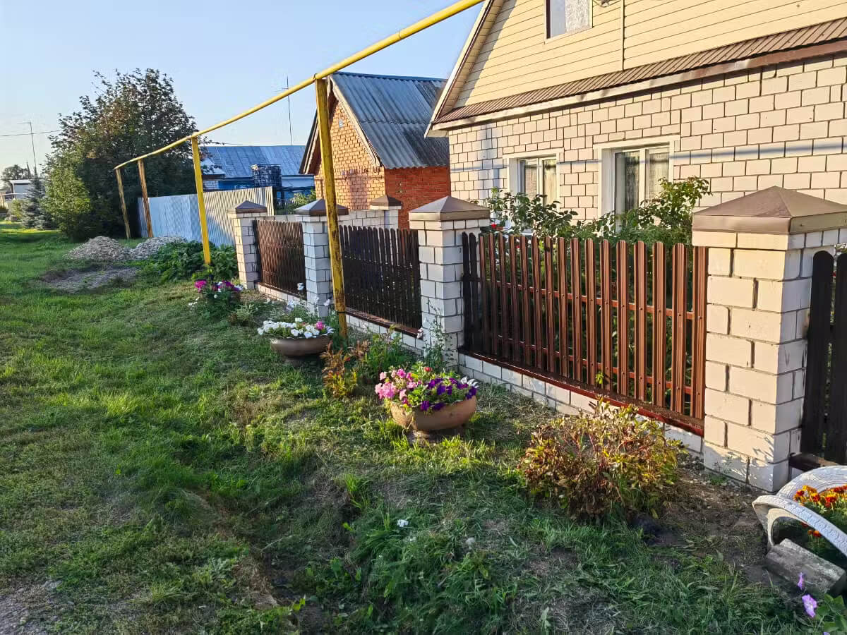 Забор из евроштакетника 10м RAL8017/8017 Шоколад двусторонний фото 2 в Рязани